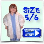 Kids Lab Coats Size 5/6