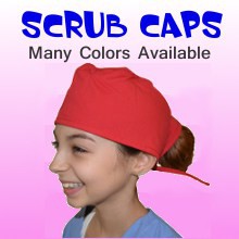 Childrens Scrub Caps